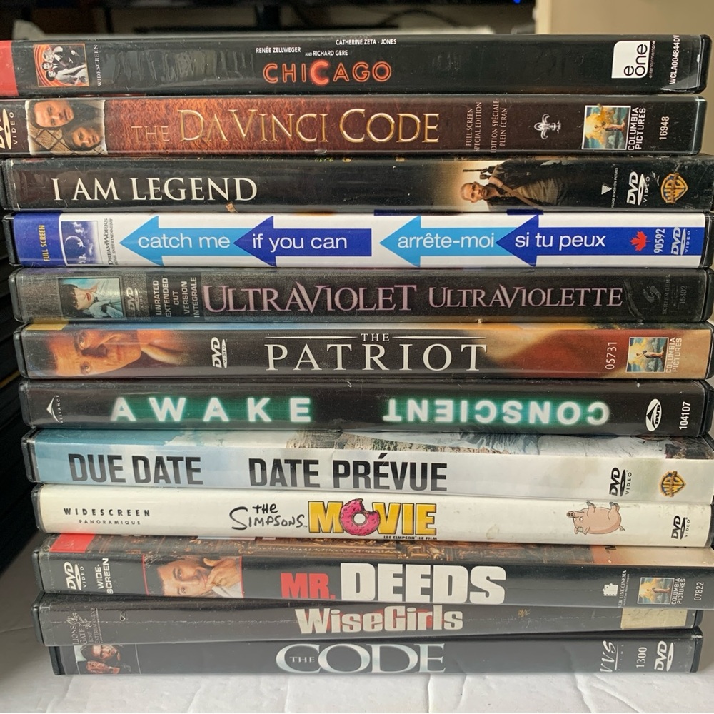 💜 Assorted DVD Movie Collection Movie Lot DVD Bundle